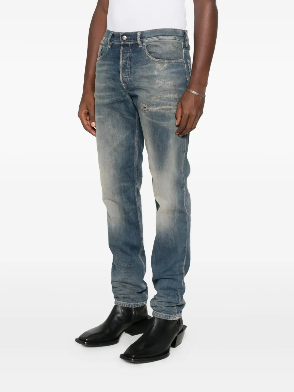 Diesel Distressed-effect Jeans In Blue