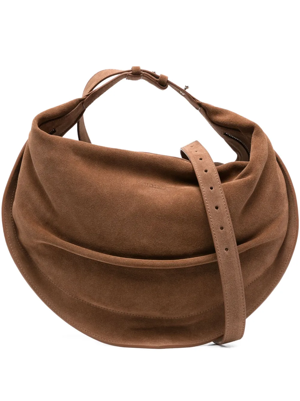 FEDERICO CINA Tortellino suede tote bag | Brown | Image 1