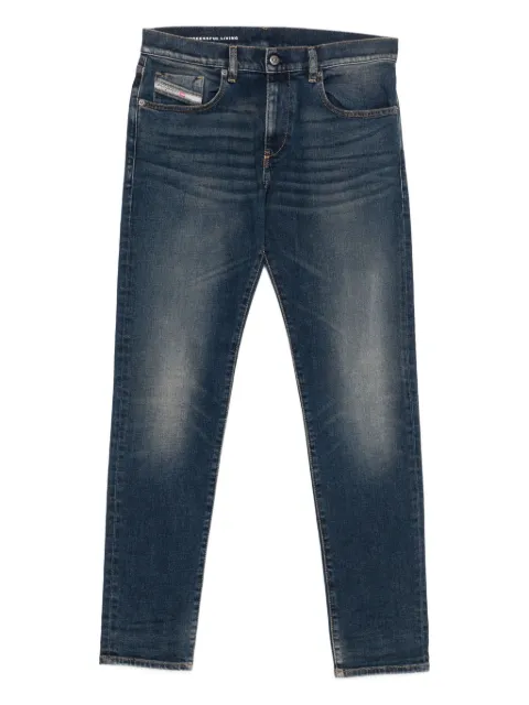 Diesel faded-effect cotton jeans