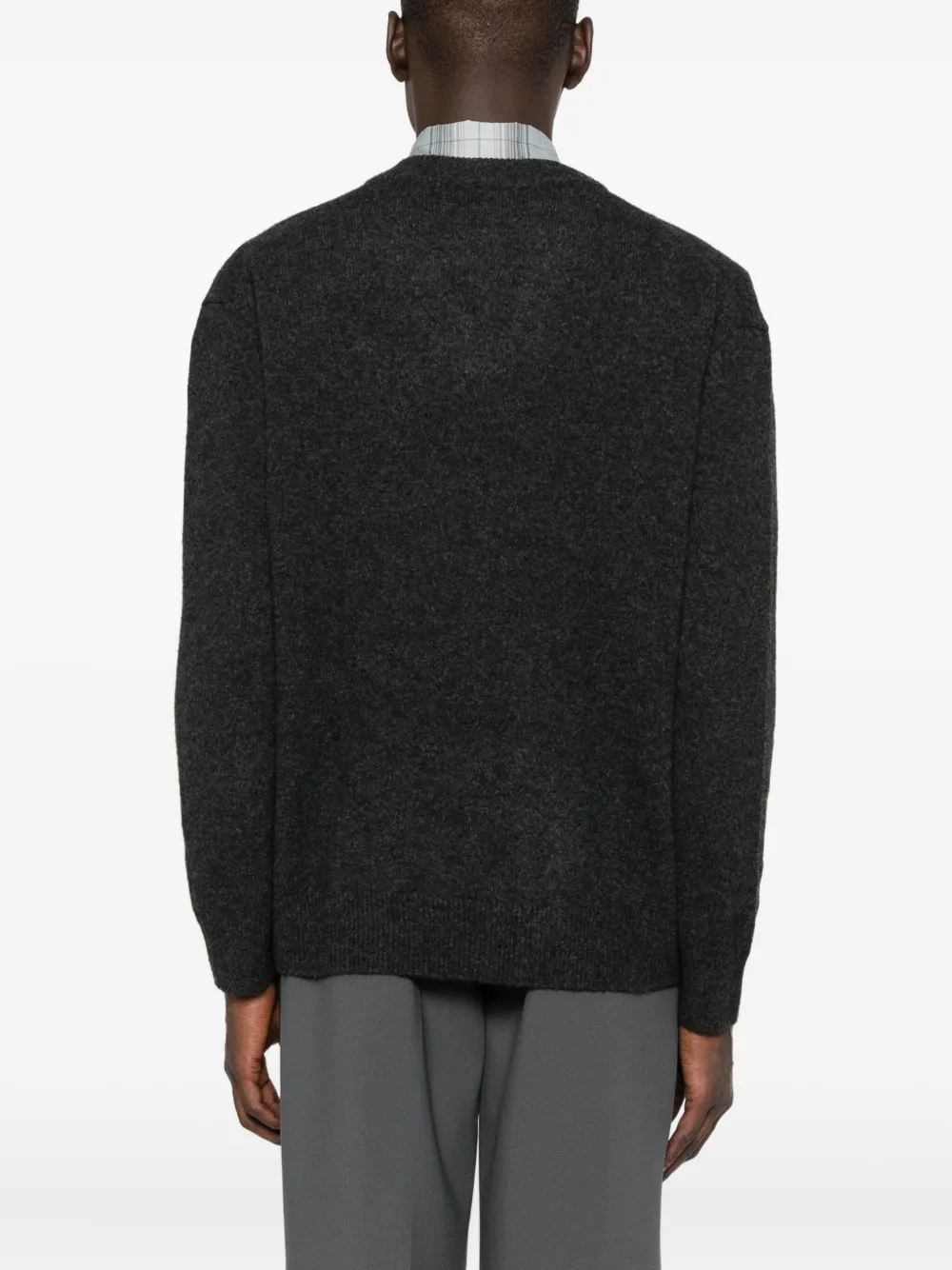 A.P.C. Wollen sweater met V-hals Grijs