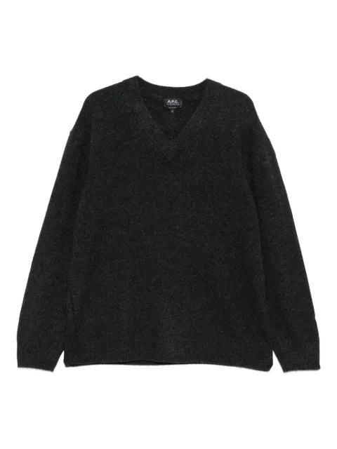 A.P.C. v-neck wool sweater