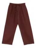SAMUEL GUÌ YANG straight trousers - Red