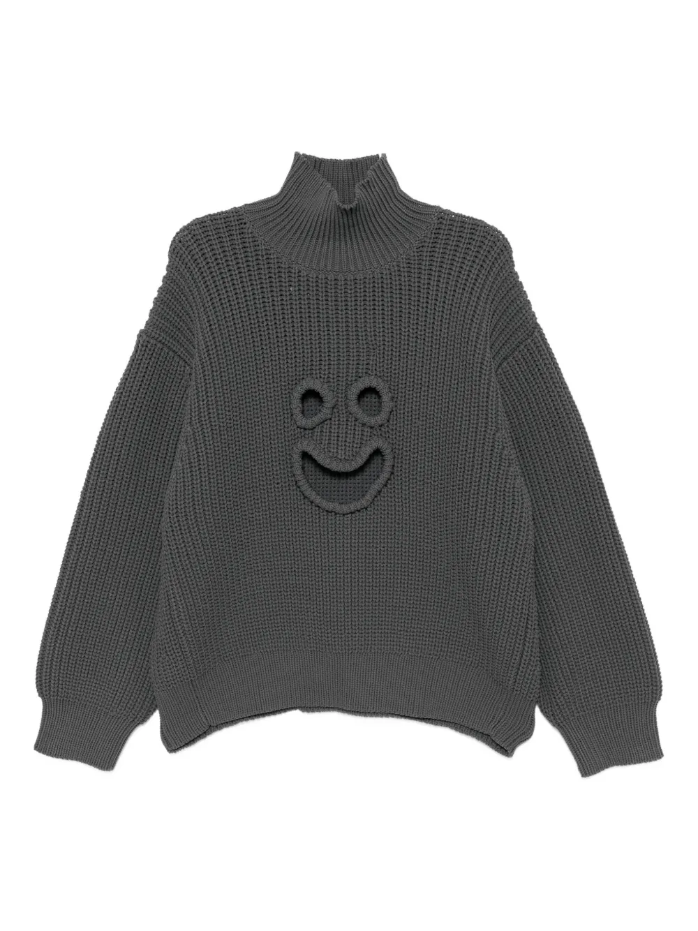 Melitta Baumeister Face-design Jumper In Gray