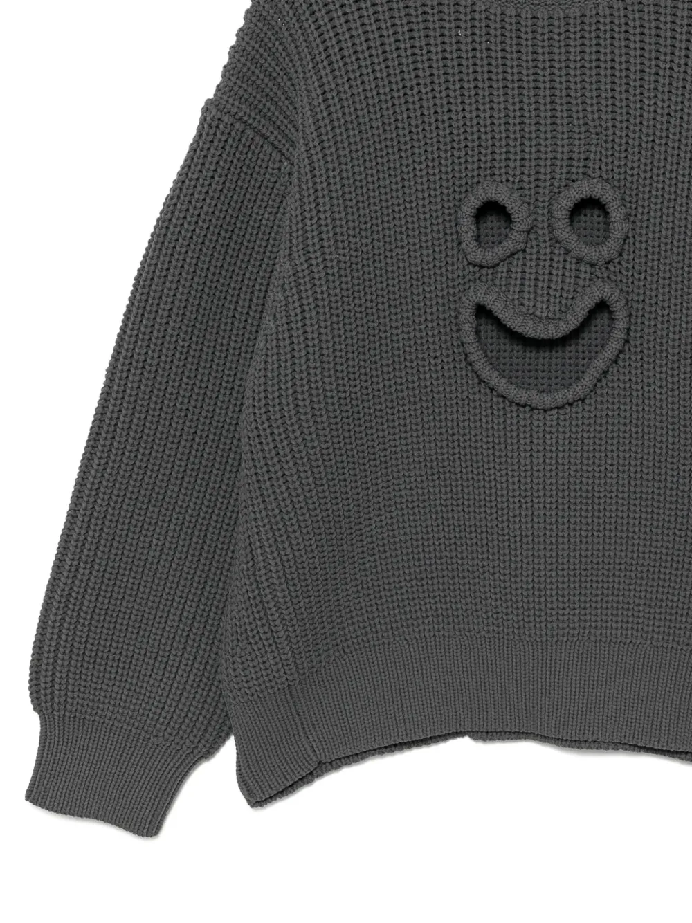 Melitta Baumeister Face-design Jumper In Gray