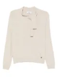 Niu tie-neck sweater - Neutrals
