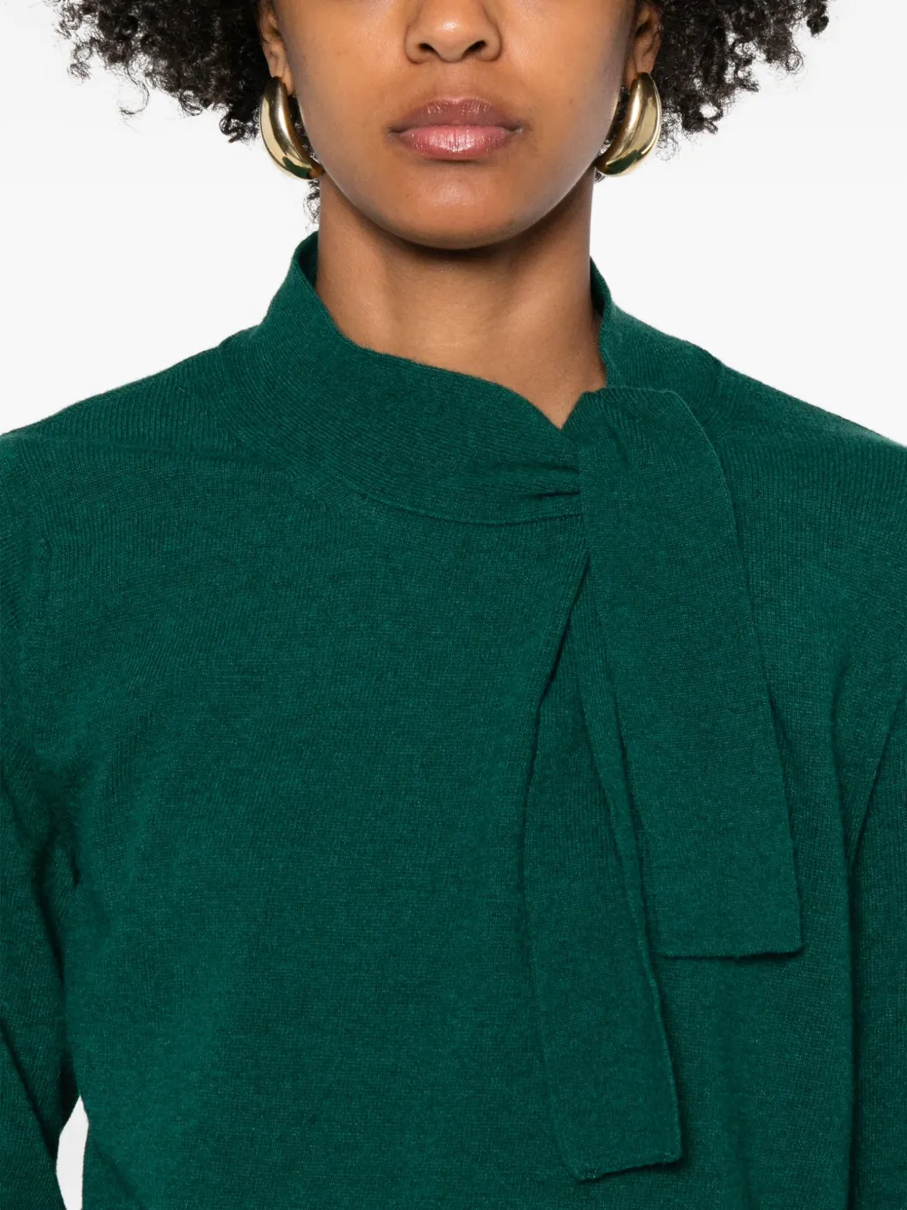 Niū Tie-neck Sweater In Green