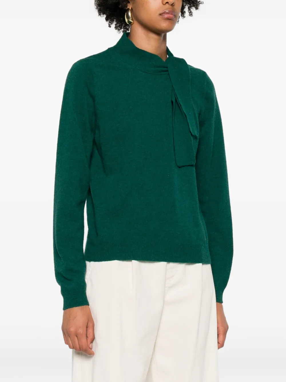 Niū Tie-neck Sweater In Green