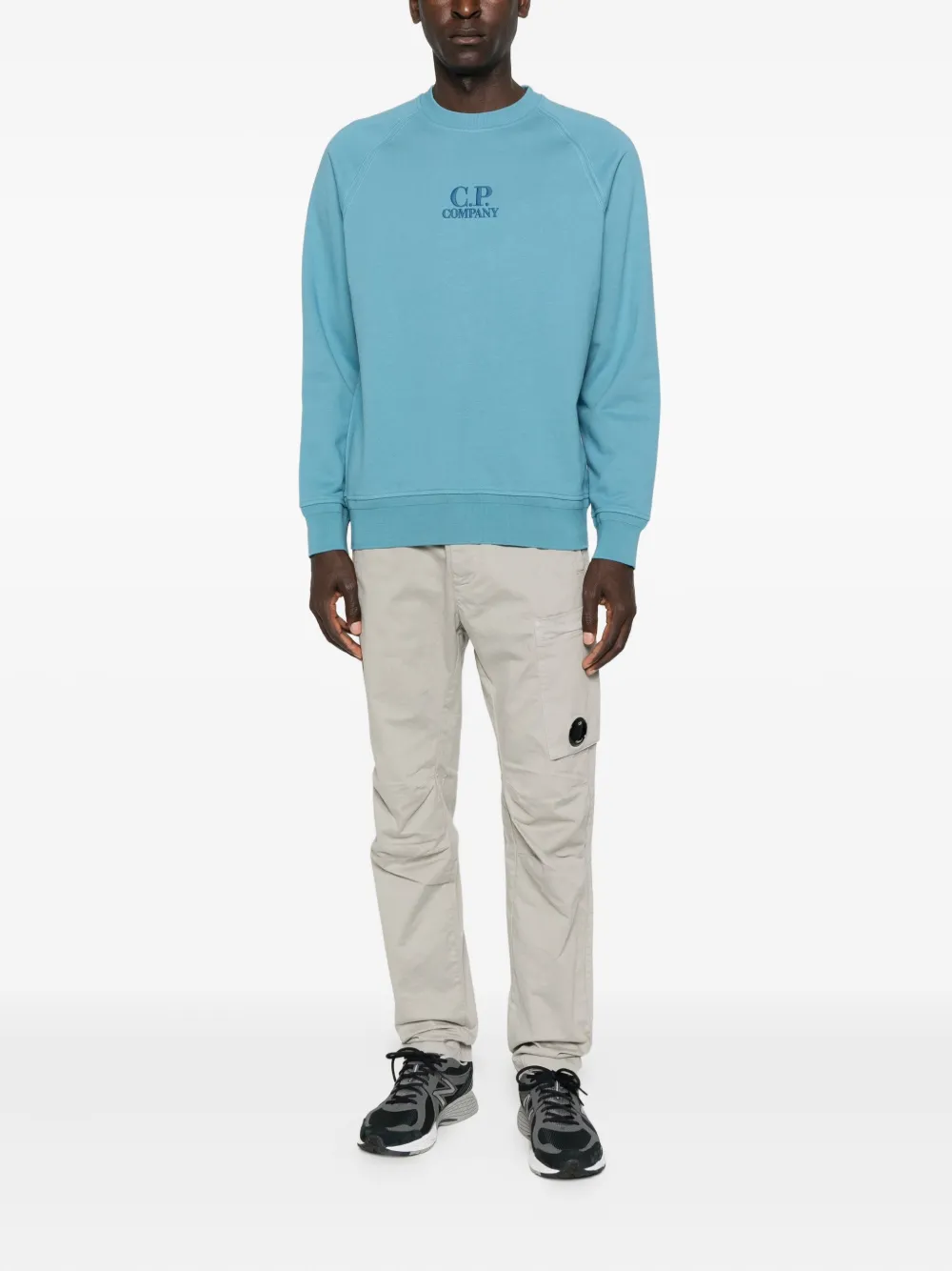 C.P. Company Sweater met borduurwerk - Blauw