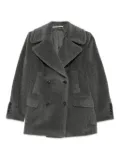 Tagliatore double-breasted notched coat - Grey
