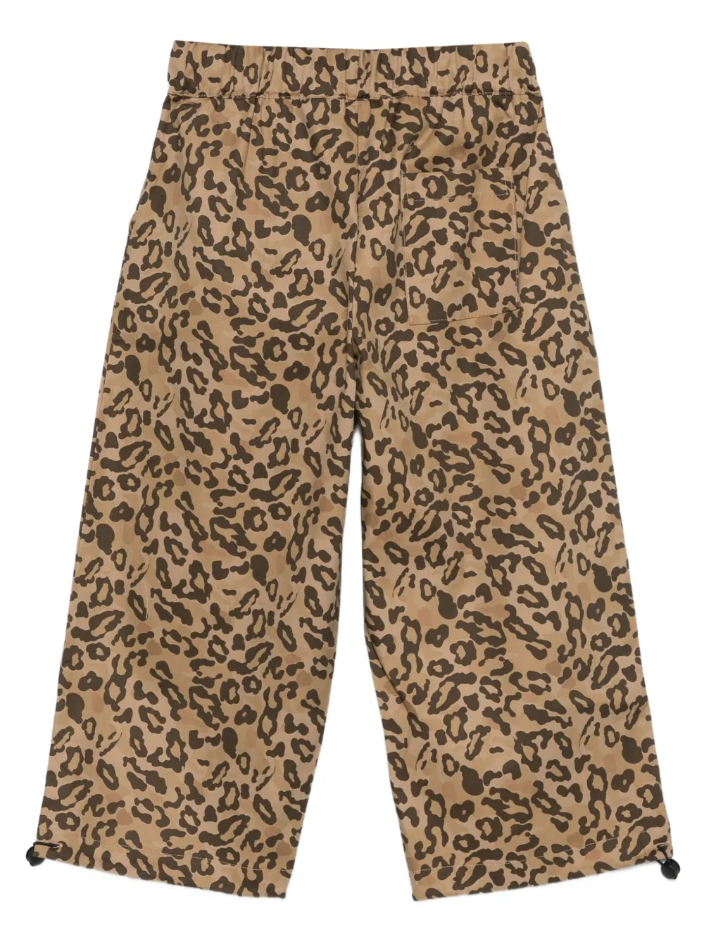 MSGM Kids leopard-print drawstring trousers | Boys Casual Trousers | Image 2