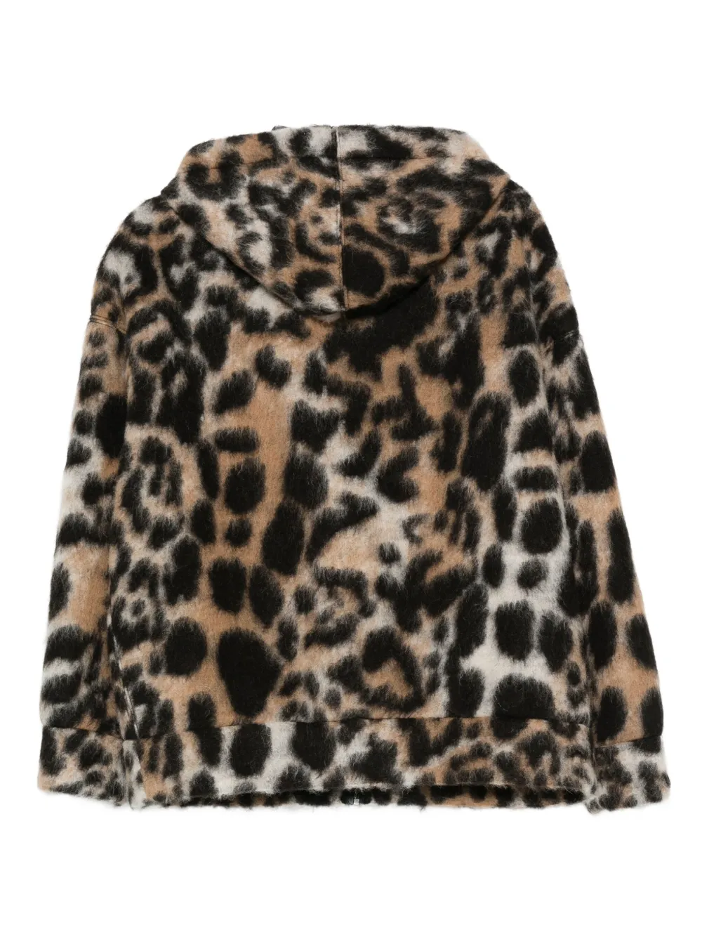 Nº21 leopard-print hooded coat | Oversized Coats | Image 2