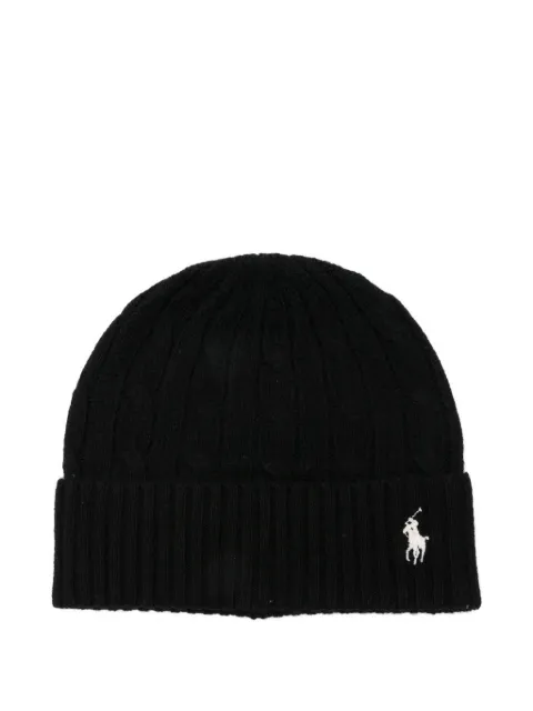 Polo Ralph Lauren cable-knit wool beanie hat