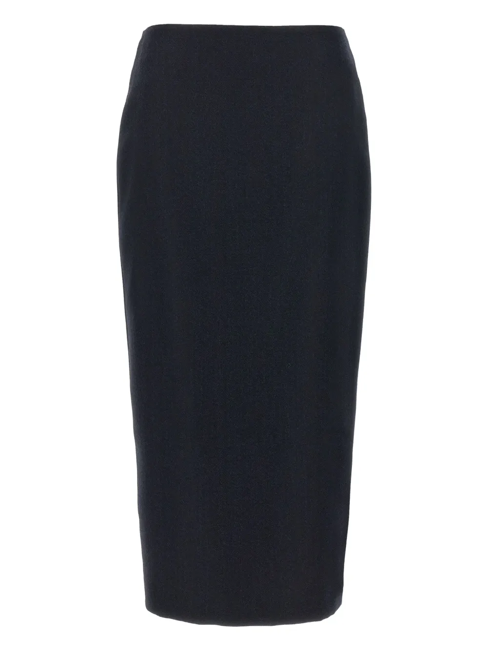 Blazé Milano Sussex Longuette zip midi skirt | Blue | Image 1