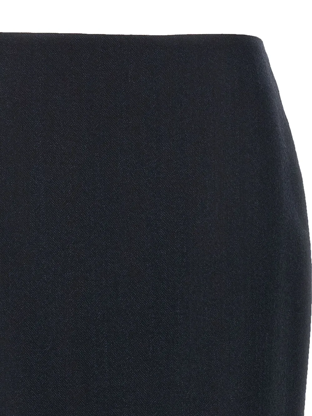 Blazé Milano Blaze Milano Maine Sussex Longuette Wool Midi Skirt In Blue