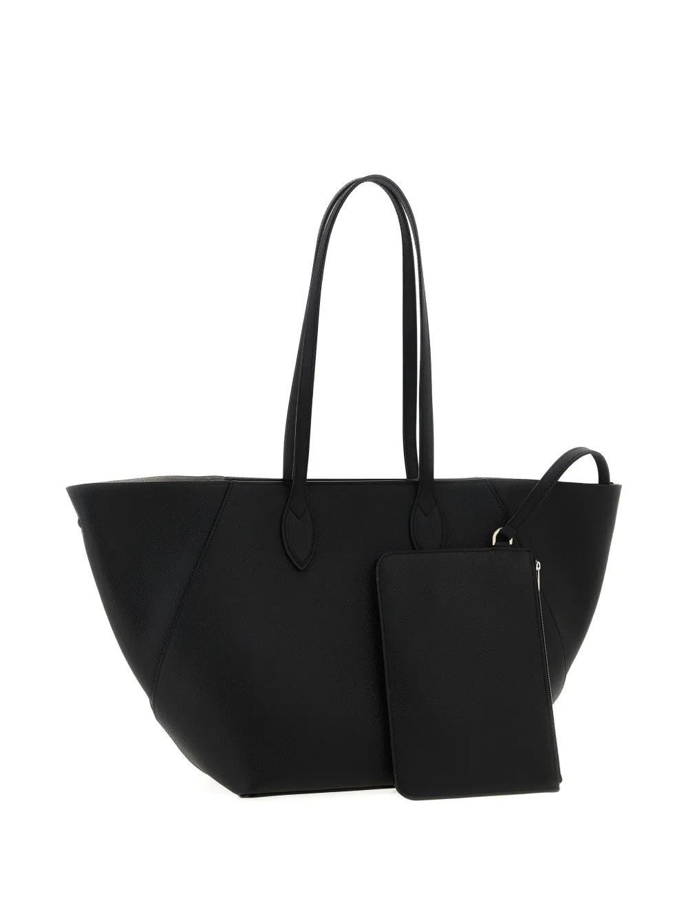 Valextra Medium Vivi leren shopper Zwart