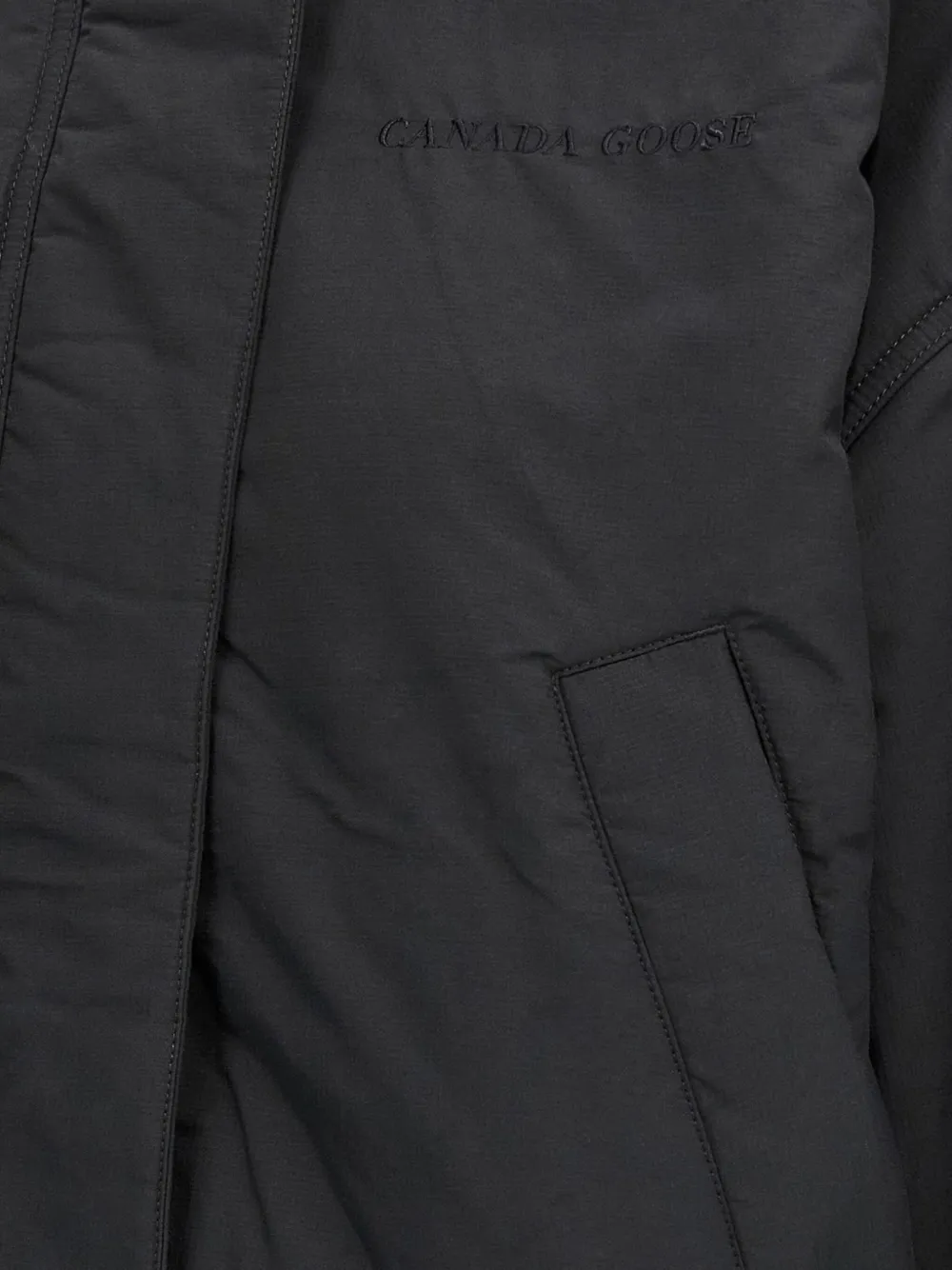 Canada Goose reversible hooded puffer jacket Zwart
