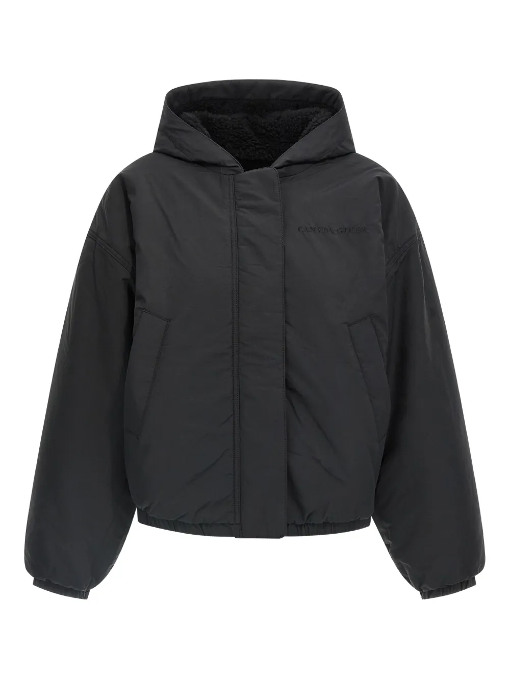 Canada Goose reversible hooded puffer jacket Zwart