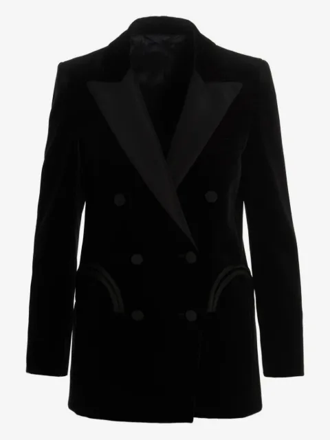 Blazé Milano blazer de terciopelo con doble botonadura