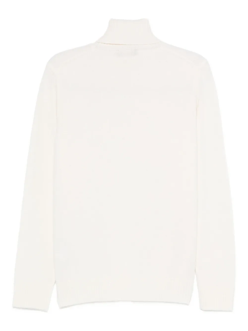 Roberto Collina turtleneck ribbed sweater - Wit