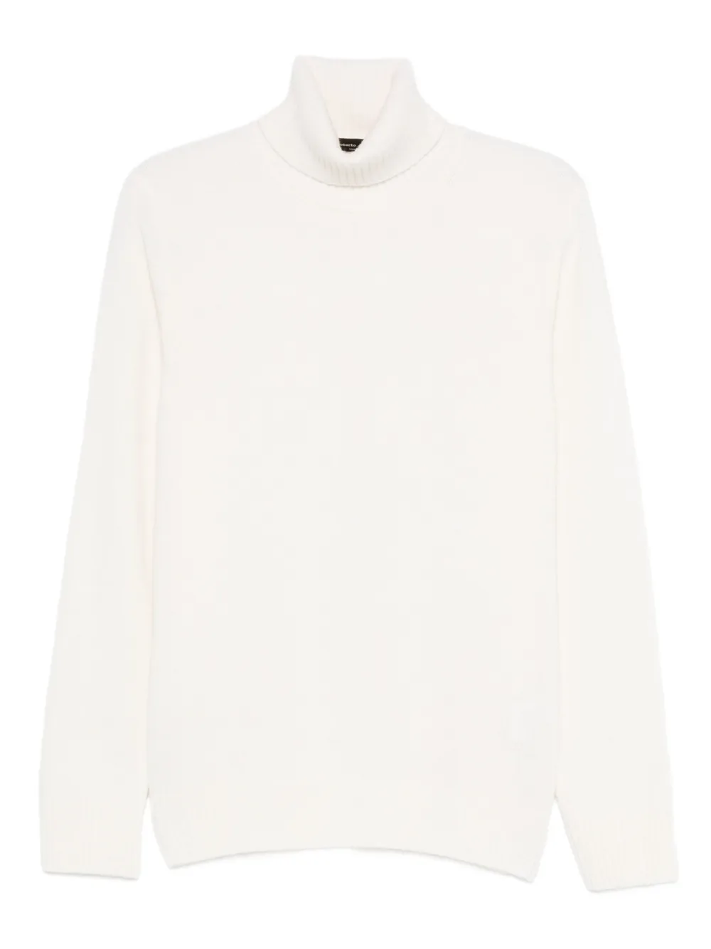 Roberto Collina turtleneck ribbed sweater | White | Image 1
