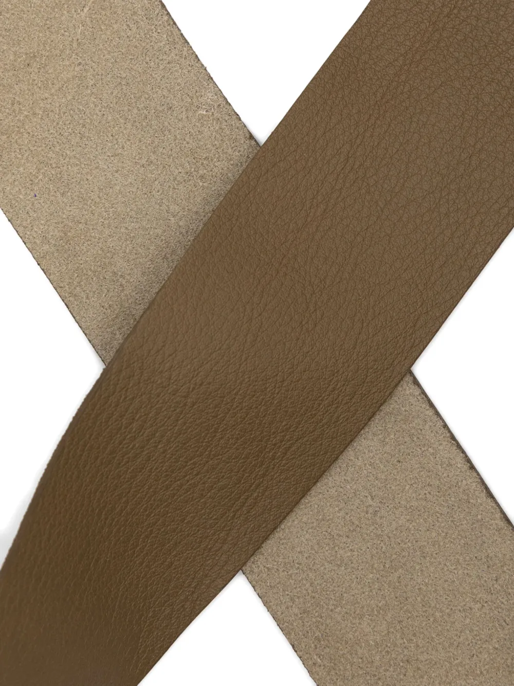 Niu Leren riem Beige