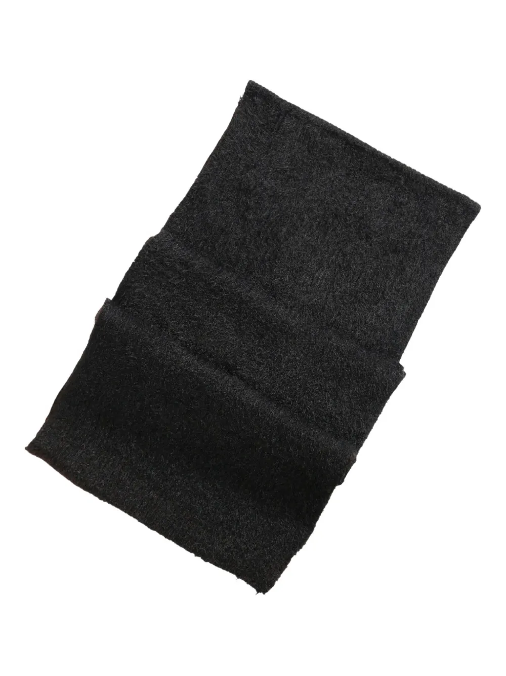 Uma Wang ribbed-knit two-tone scarf Bruin