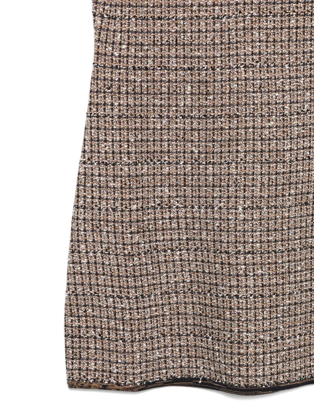 Veronica Beard Basette Sleeveless Tweed Dress In Brown