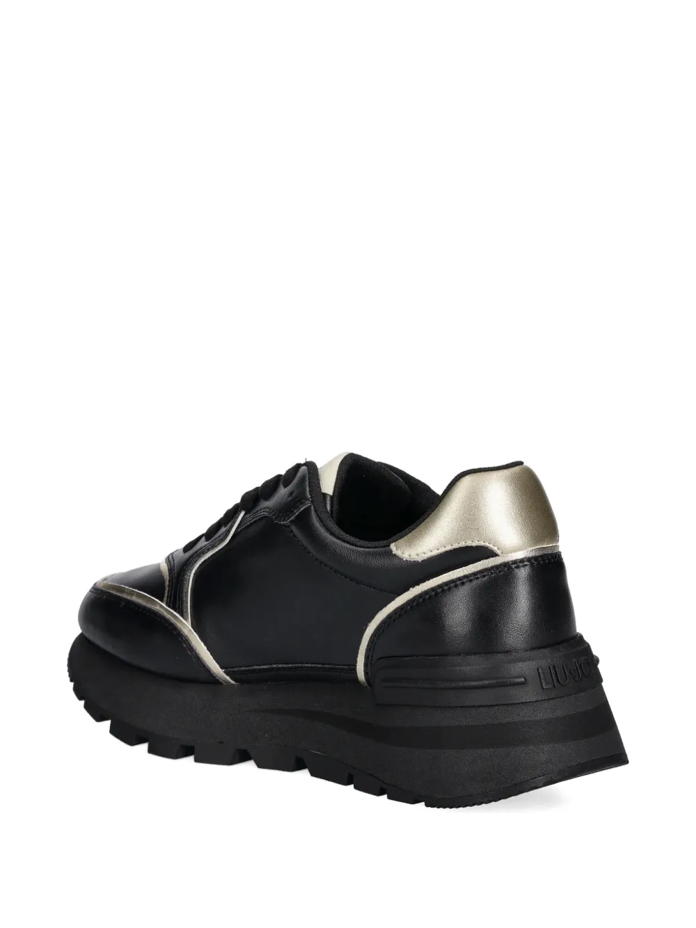 LIU JO Sneakers met logoplakkaat Zwart