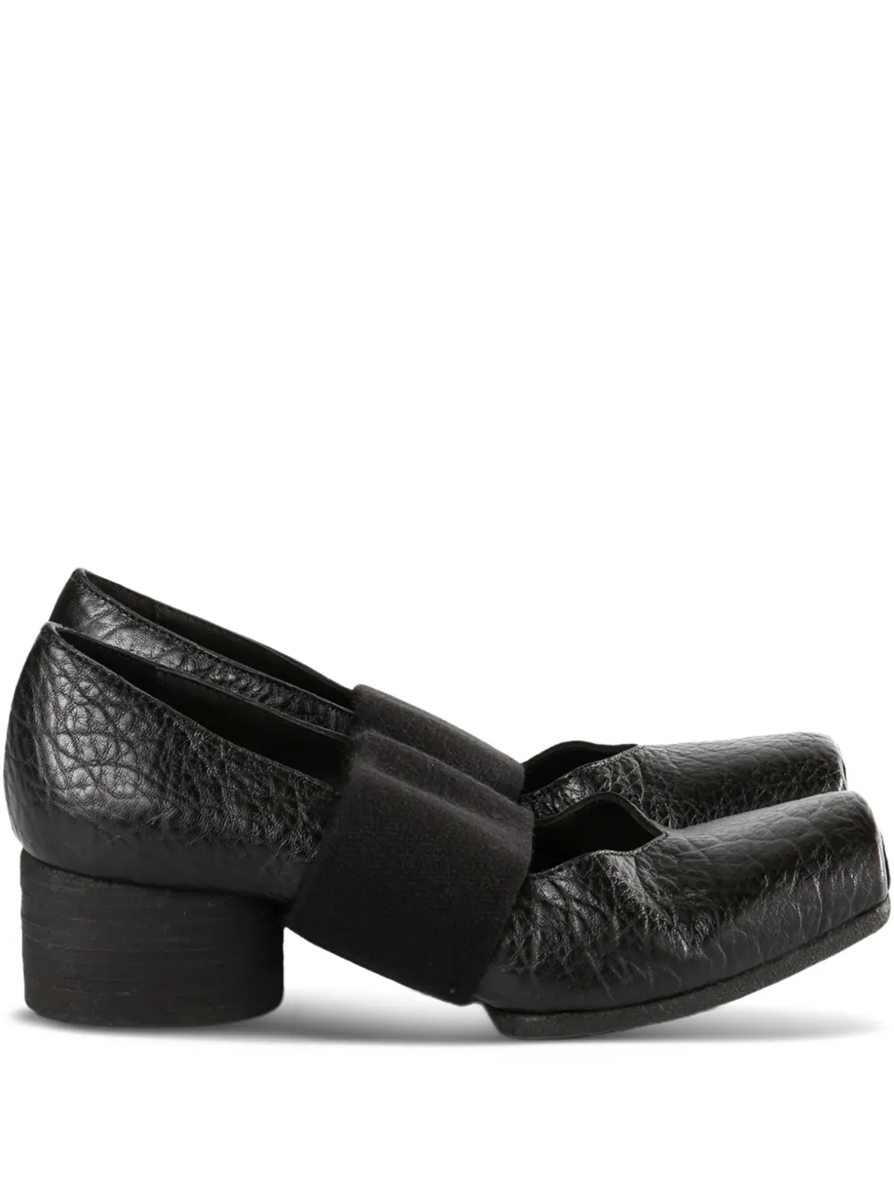Uma Wang Ballerina leather pumps Black