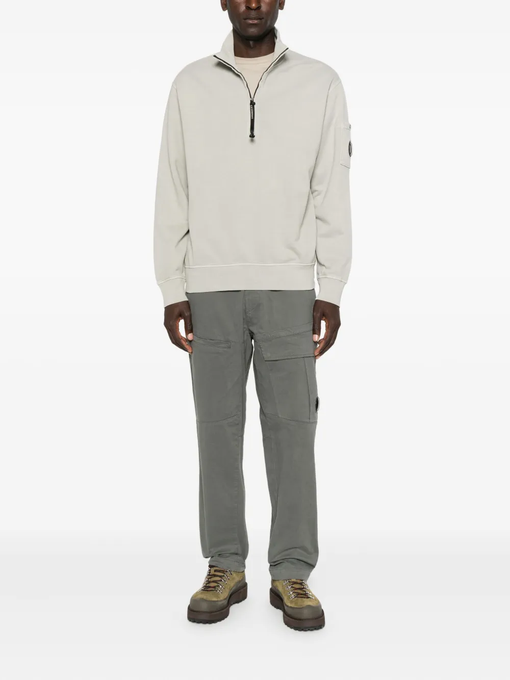 C.P. Company Straight broek - Grijs
