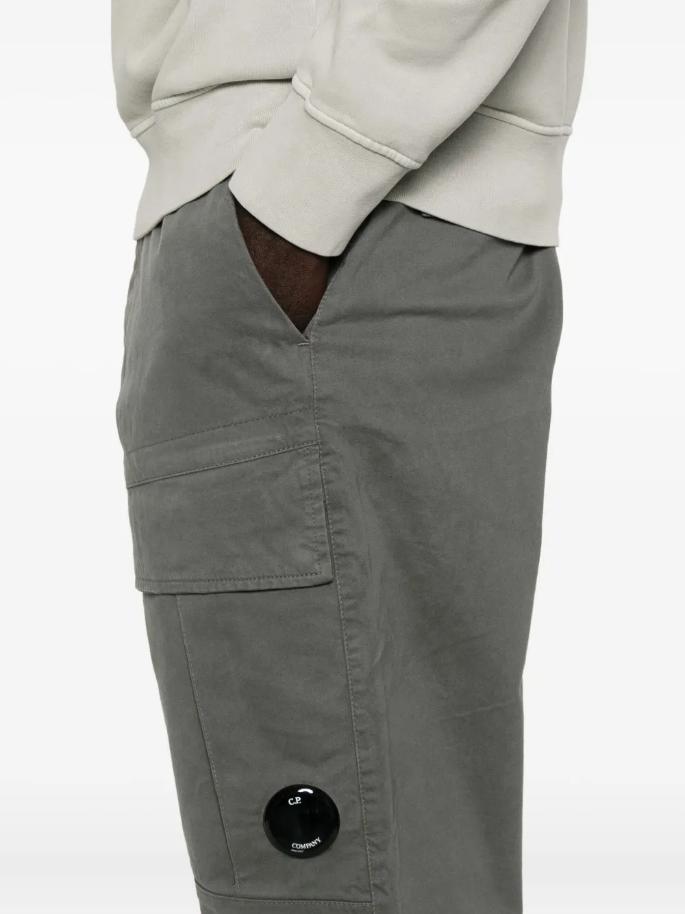 C.p. Company Cargo-pockets Straight-leg Trousers In Gray