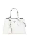 Prada Pre-Owned 2000-2025 Saffiano Cuir Turnlock Twin satchel - White