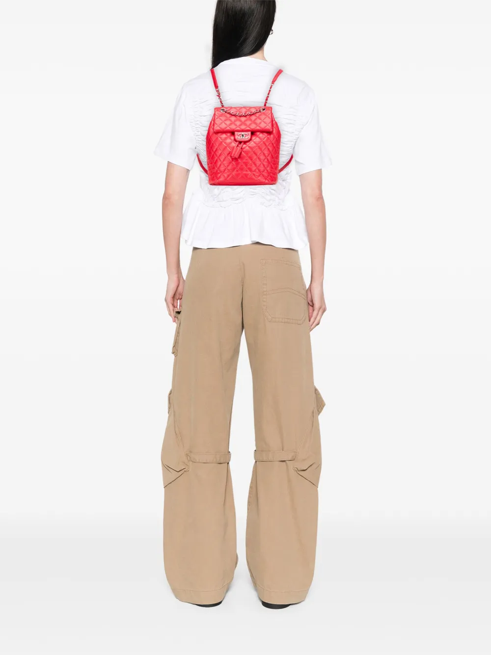 CHANEL Pre-Owned 2016-2017 Small Lambskin Urban Spirit backpack | Pre-Owned | Image 2