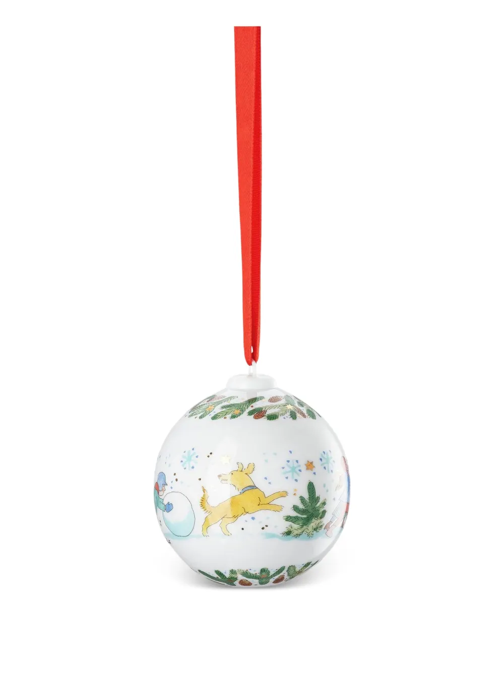 HUTSCHENREUTHER children snow Christmas bauble ornament (6.2cm) | Decorative Accessories | Image 2
