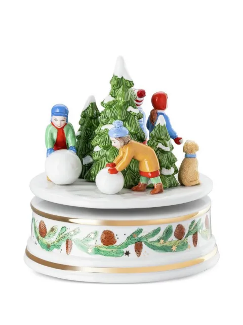 HUTSCHENREUTHER children snow-scene musical box