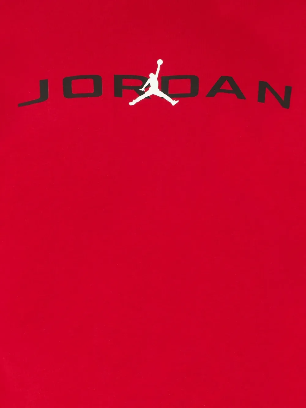 Jordan Kids T-shirt met logoprint en lange mouwen Rood