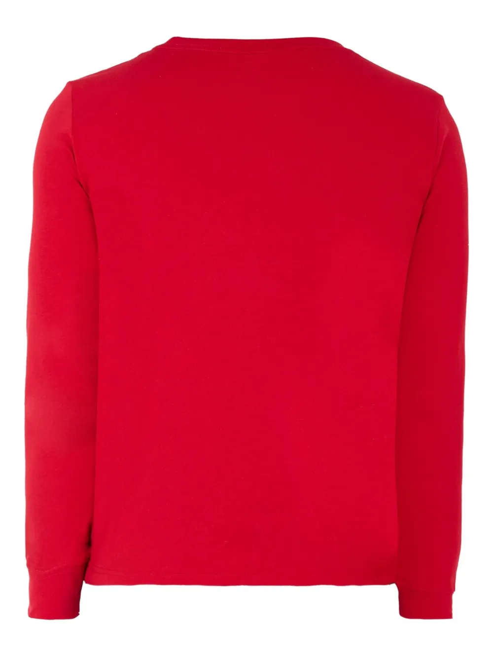 Jordan Kids T-shirt met logoprint en lange mouwen Rood