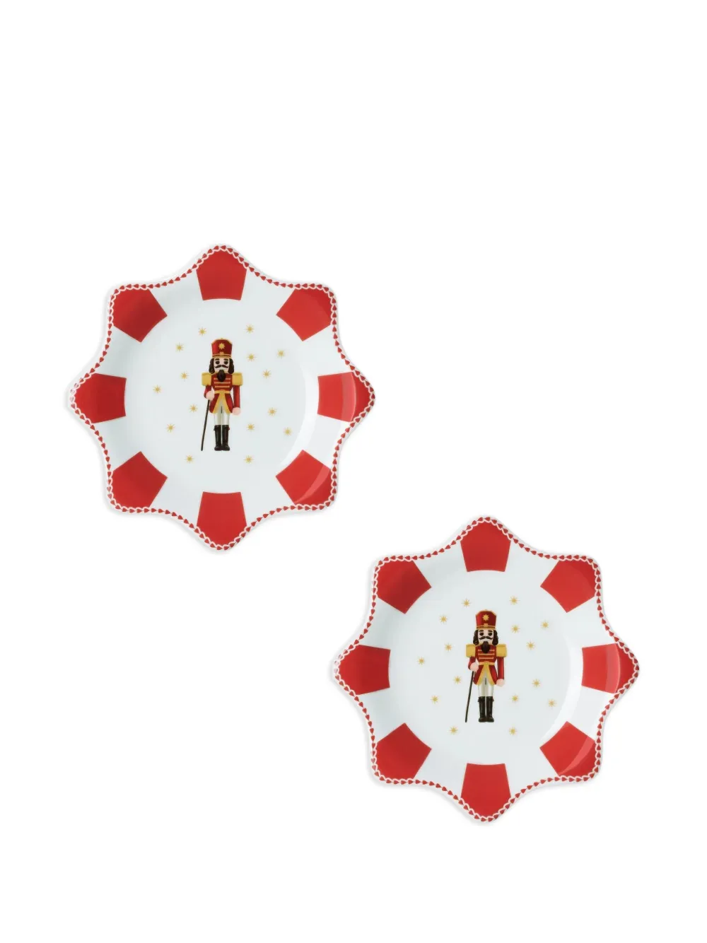 HUTSCHENREUTHER nutcracker star-shaped plates (set of two) | Tableware | Image 2