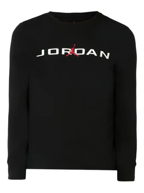 Jordan Kids logo-graphic long-sleeve T-shirt