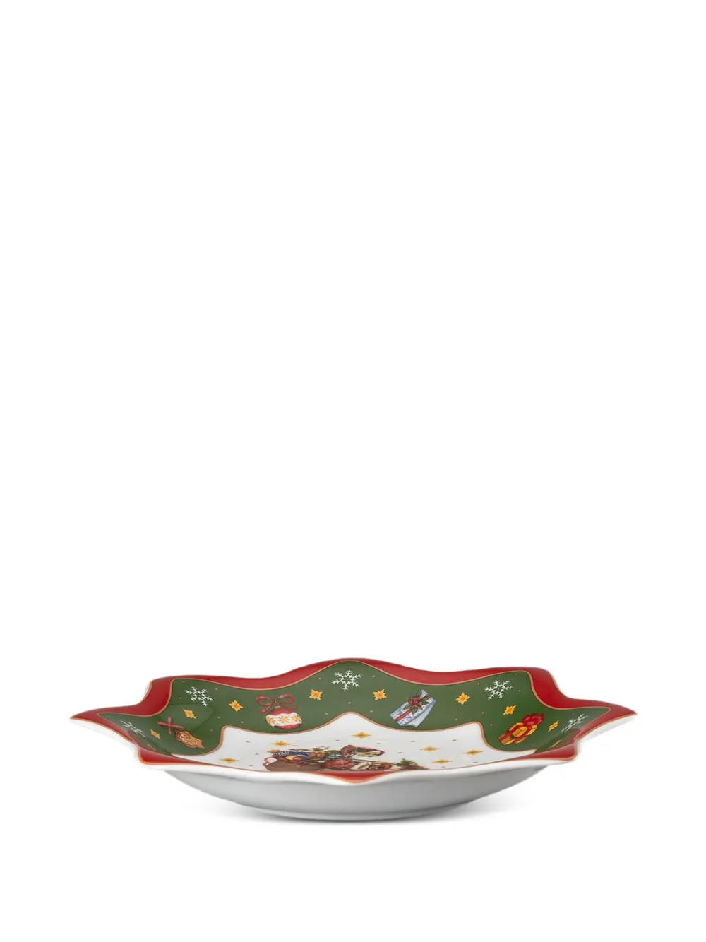 HUTSCHENREUTHER Happy Wintertime star-shaped tray (20.5cm) | Decorative Trays & Plates | Image 2