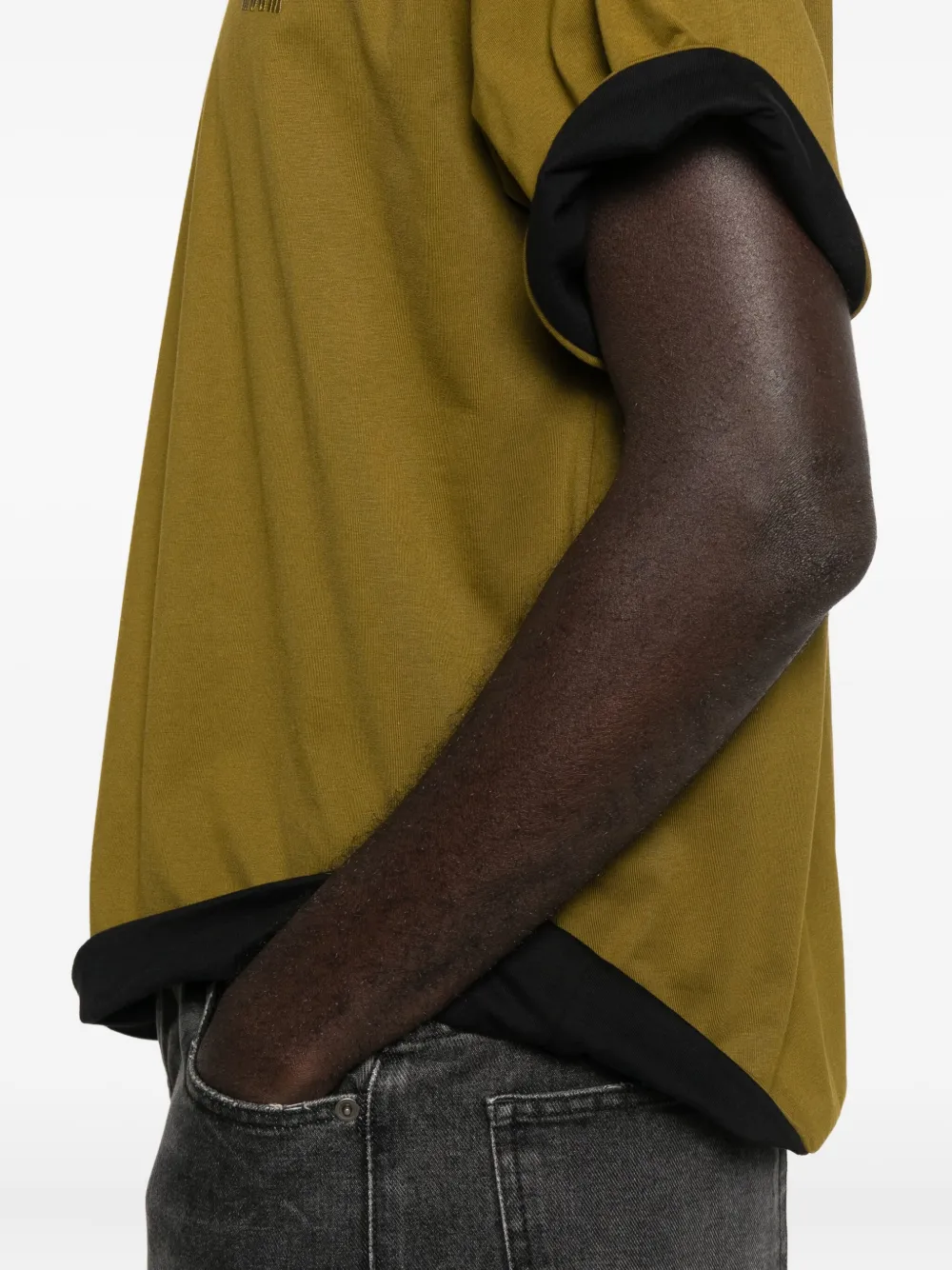 MSGM T-shirt met logodetail Groen