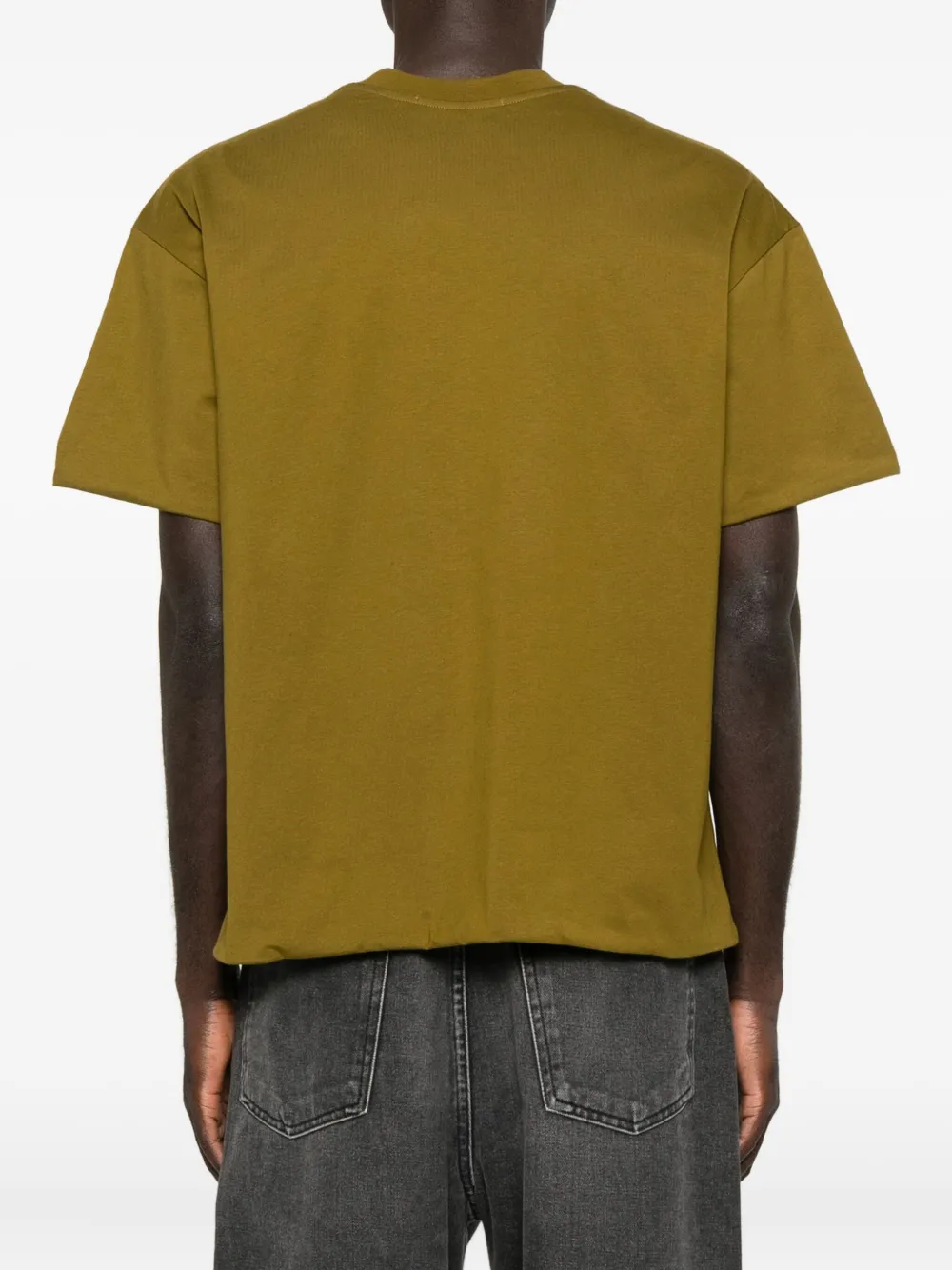 MSGM T-shirt met logodetail Groen