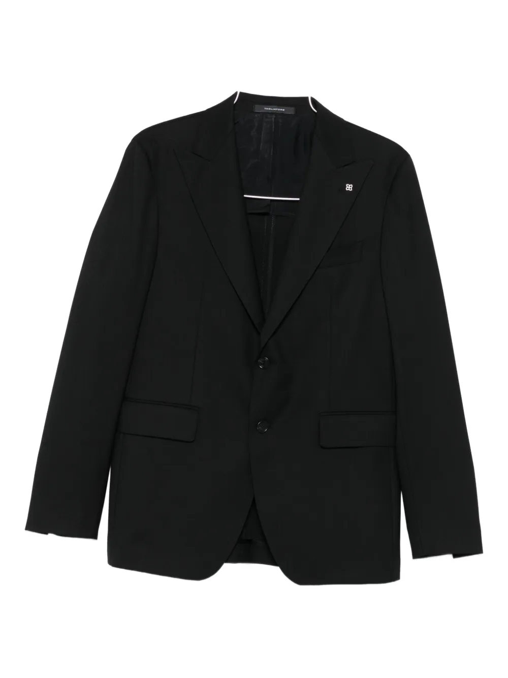 Tagliatore button wool suit - Nero