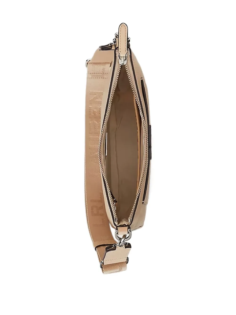 Lauren Ralph Lauren Schoudertas met logoplakkaat Beige
