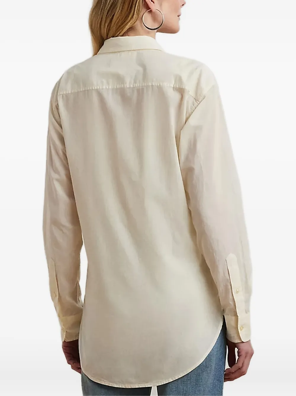 Lauren Ralph Lauren Blouse met borduurwerk Beige
