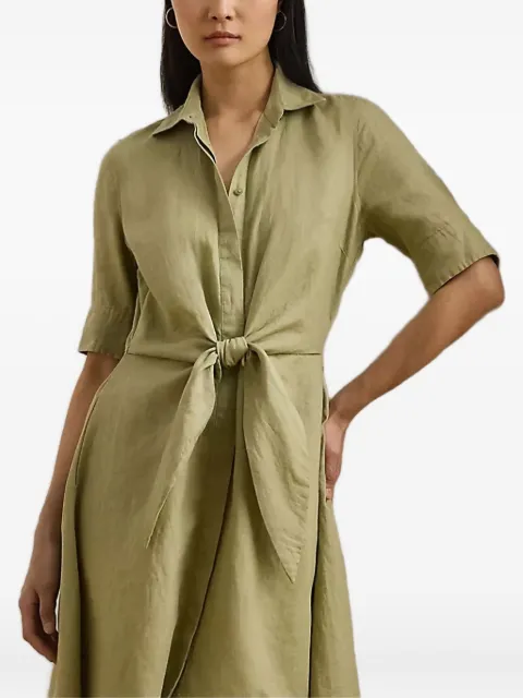 Lauren Ralph Lauren tie-front shirt dress
