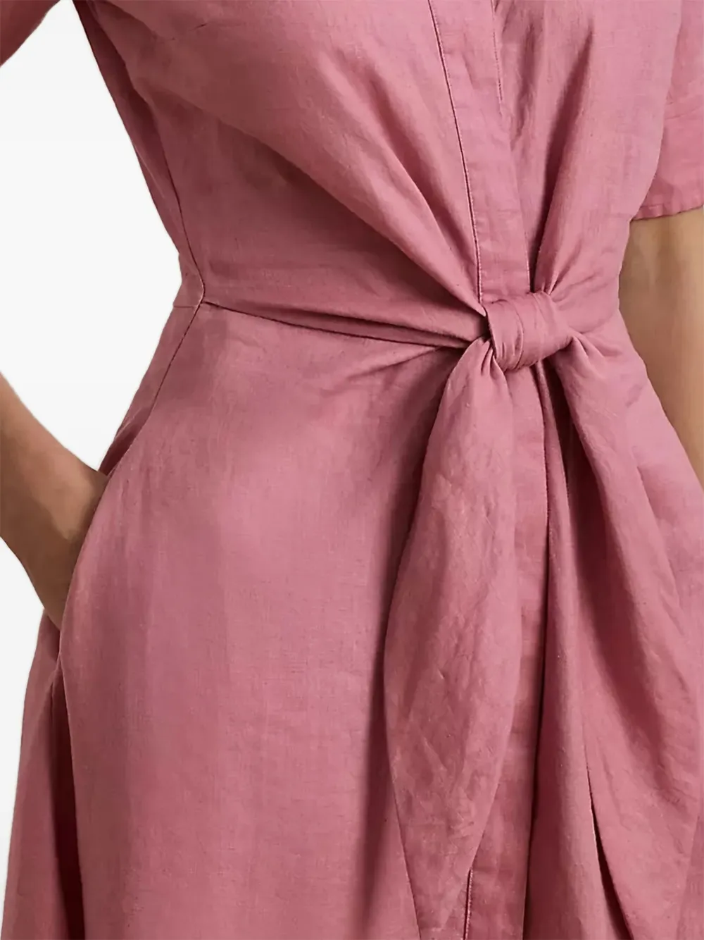 Lauren Ralph Lauren Blousejurk met gestrikte voorkant Roze