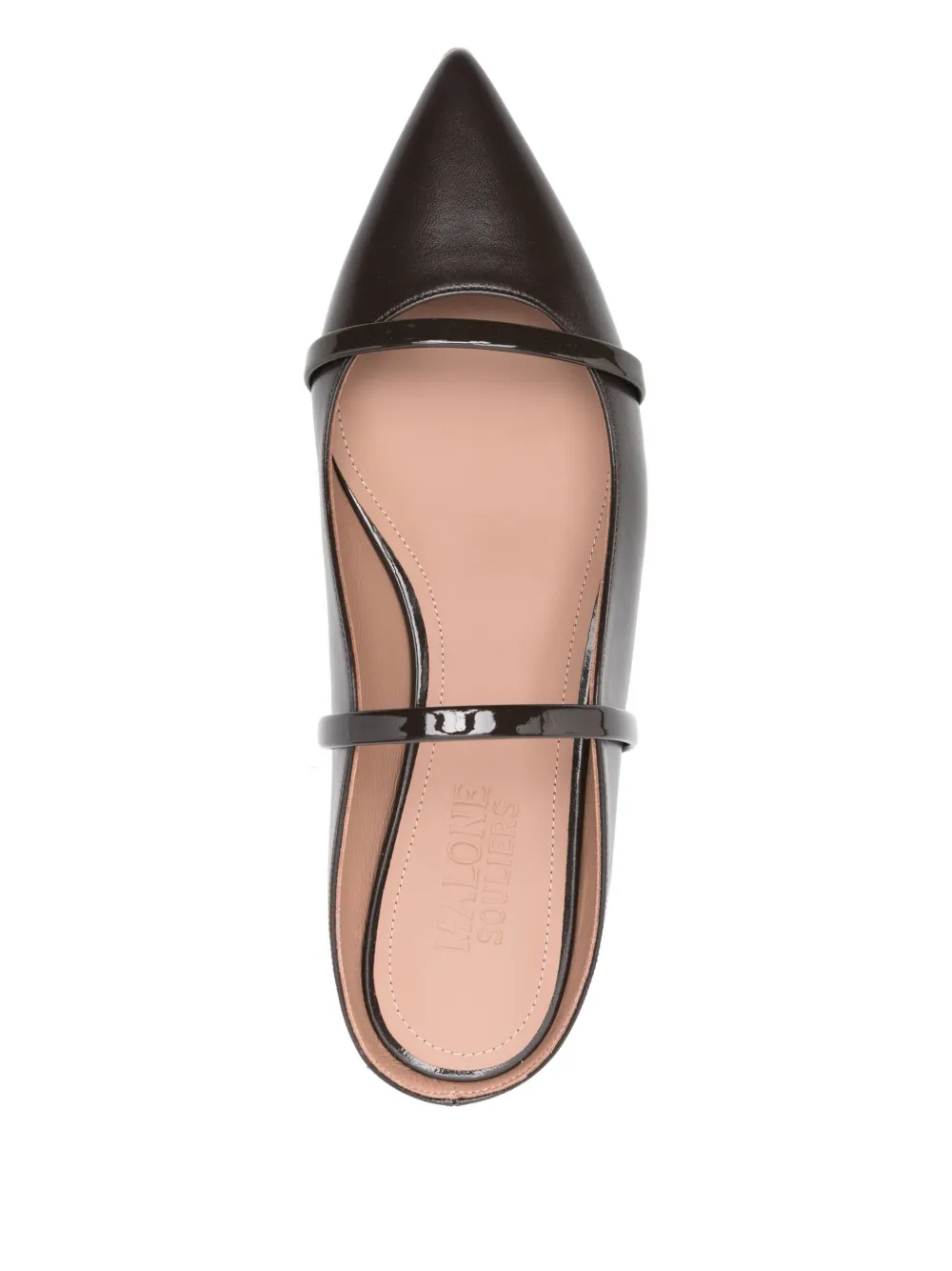 Malone Souliers Maureen leather flat mules Brown