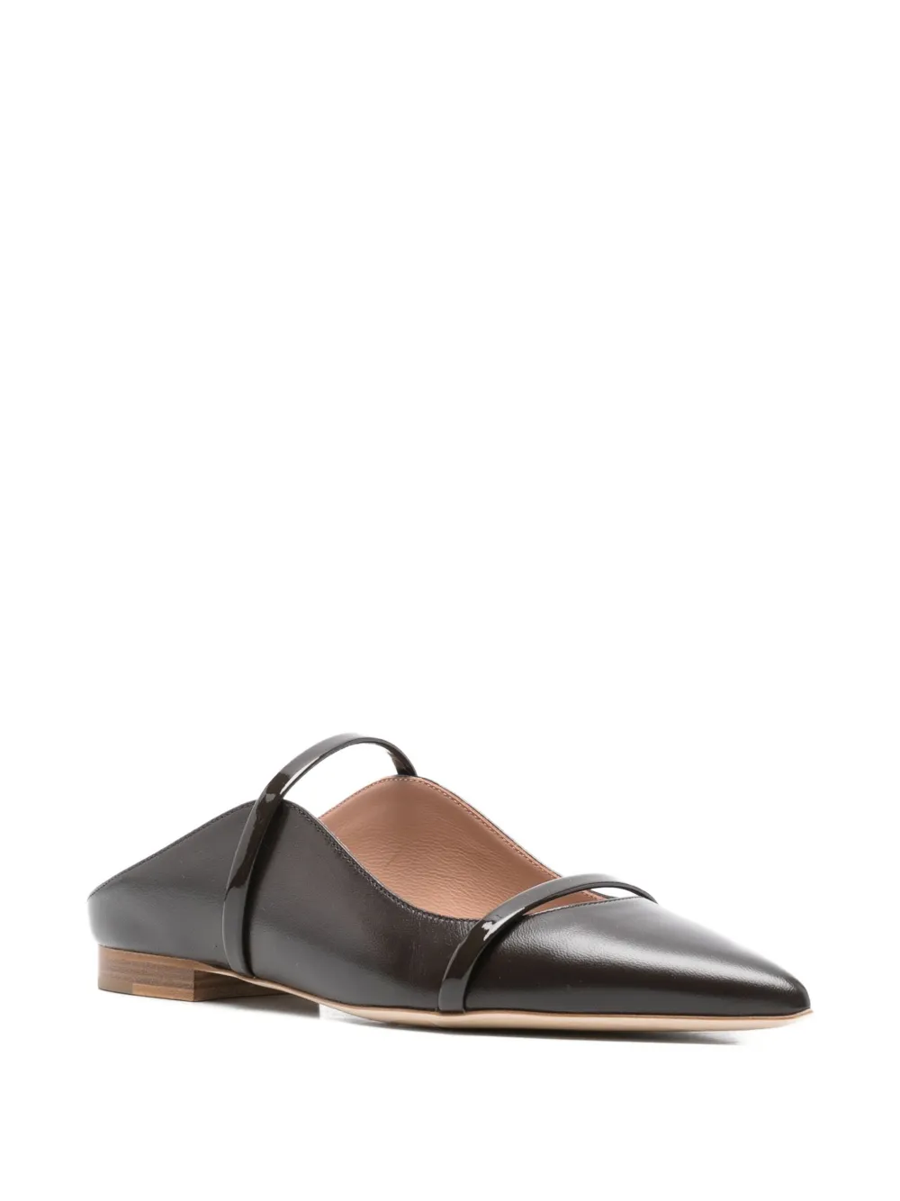 Malone Souliers Maureen leather flat mules Brown