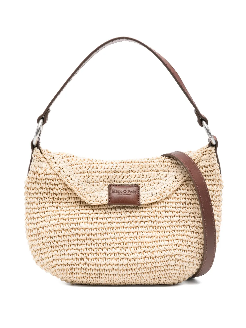 Marc O'Polo Geweven schoudertas Beige